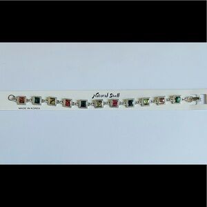👋 3/$15 FASHION JEWELRY SQUARE SHAPED BRACELET